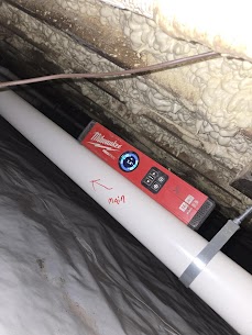 New line run through a tunnel under a slab foundation by Rooter-Man of Austin, real job photo